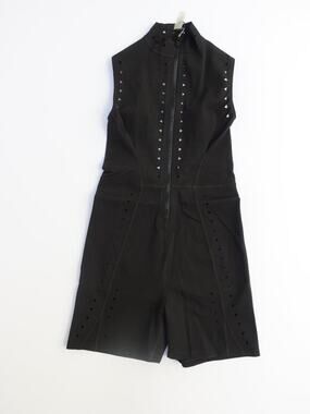 GIGI C Kina Romper size XS in Black NWT